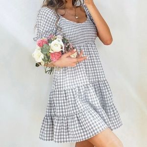 SHEIN Gingham Dress